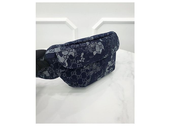 Gucci Borsa a Marsupio Grande in Denim Multicolore - vista 2