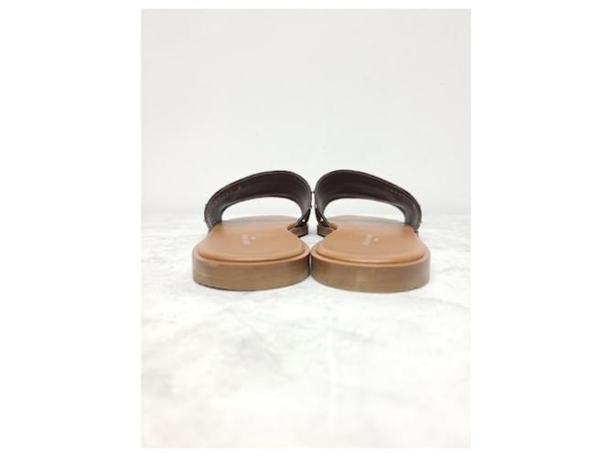 Louis Vuitton Mule piatta Monogram Rock It Marrone - vista 5