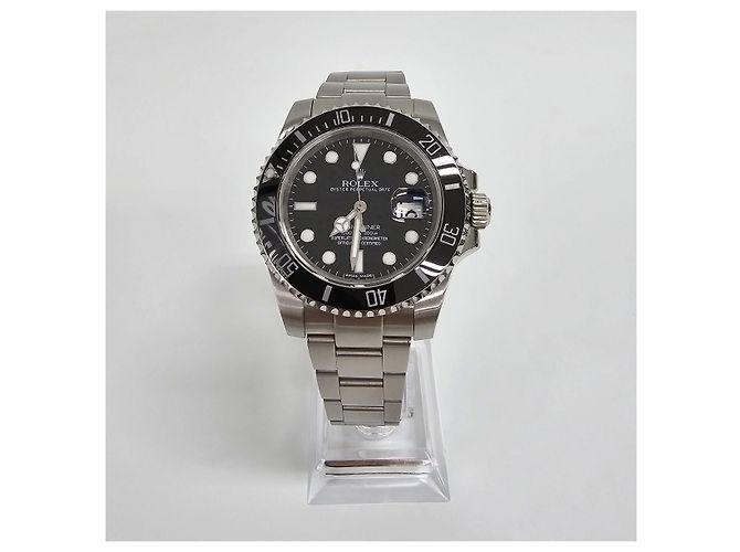 Rolex Orologio Submariner in acciaio da uomo Nero - vista 2