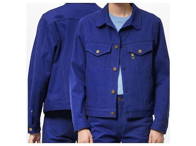 Louis Vuitton Blue DNA Jeansjacke Blau - Ansicht 8