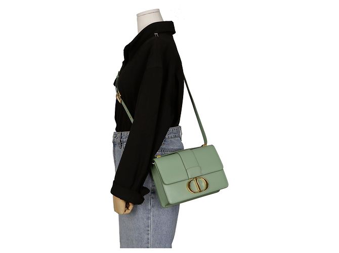 30 Montaigne Dior Borsa a tracolla e crossbody Montaigne in pelle verde - vista 7