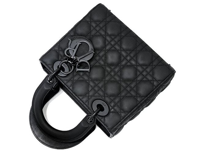 Dior Borsa Christian Lady Small Nero - vista 3