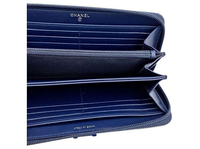Chanel Cartera larga de charol Azul - vista 5