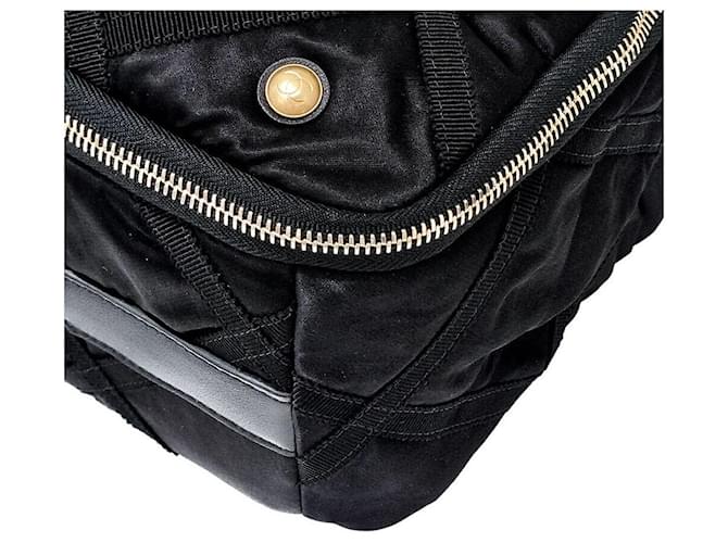 Chanel Borsa da viaggio Grogain Nero - vista 4
