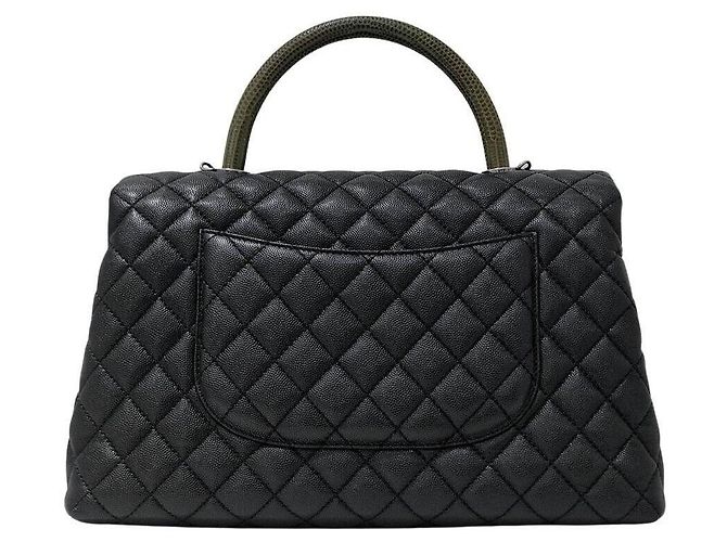 Coco Handle Chanel Alça Caviar Coco Preto - vista 2