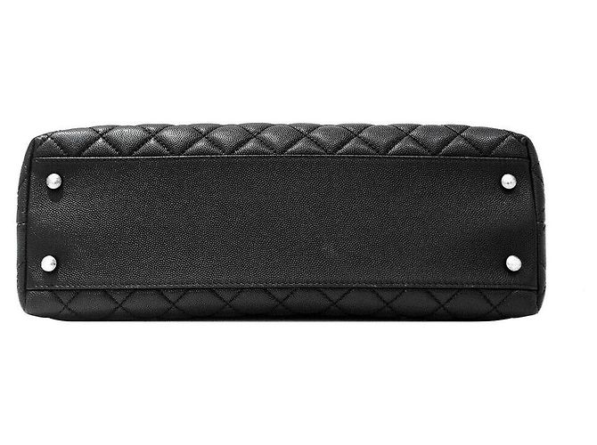 Coco Handle Chanel Alça Caviar Coco Preto - vista 6