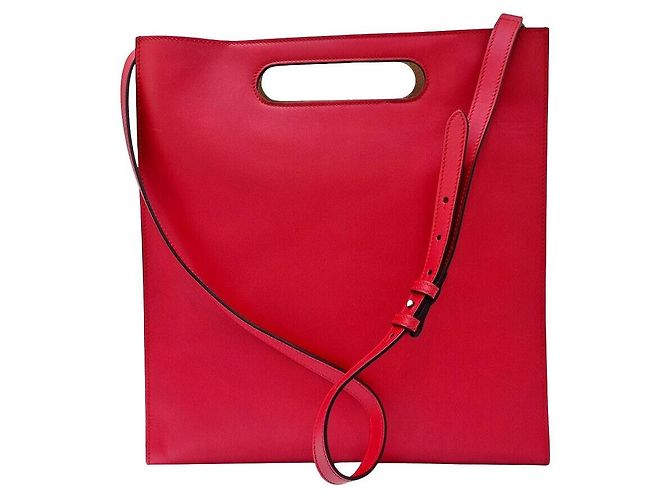 Gucci Borsa tote in pelle Rosso - vista 2