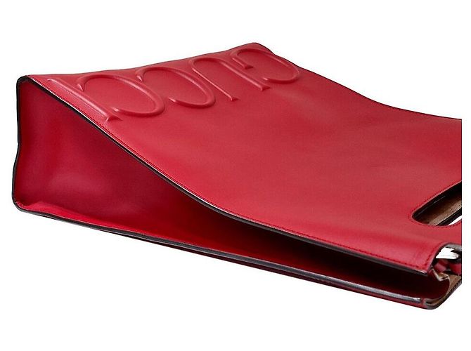 Gucci Borsa tote in pelle Rosso - vista 5