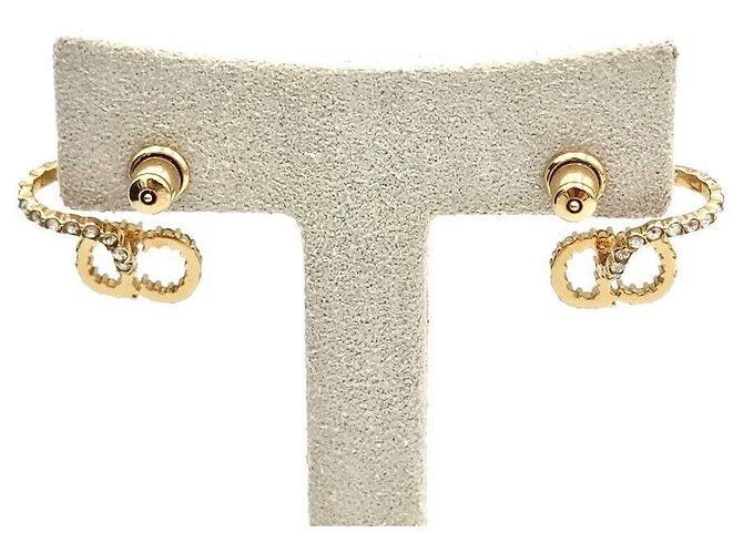 Dior Orecchini in zircone cubico placcati in oro Bianco - vista 3