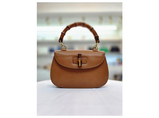 Gucci Borsa Tote con Manico Superiore Media Marrone - vista 10
