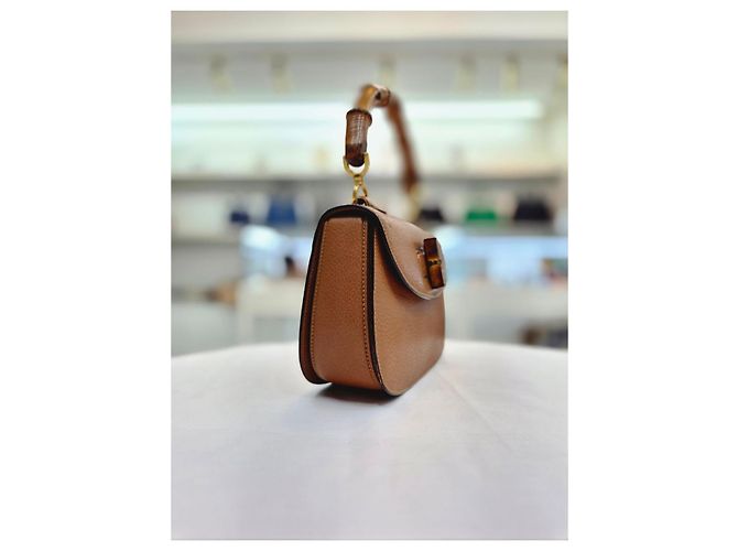 Gucci Borsa Tote con Manico Superiore Media Marrone - vista 12