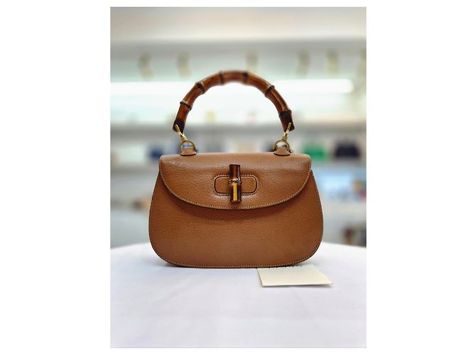 Gucci Borsa Tote con Manico Superiore Media Marrone - vista 9