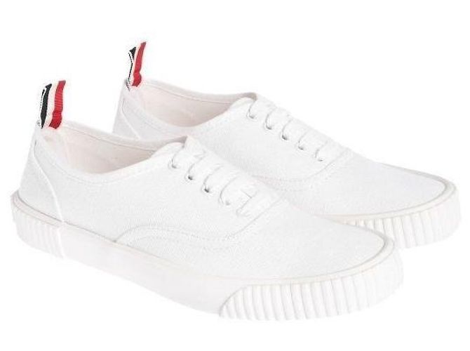Thom Browne Canvas Heritage Trainer - view 4