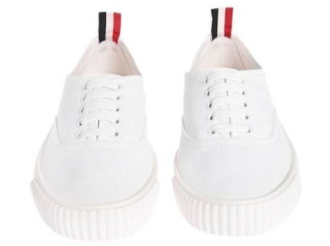 Thom Browne Canvas Heritage Trainer - view 5