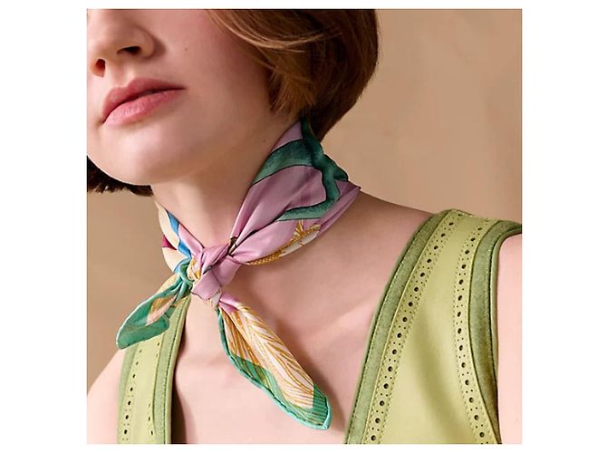 Hermès Cachecol Multicor - vista 5