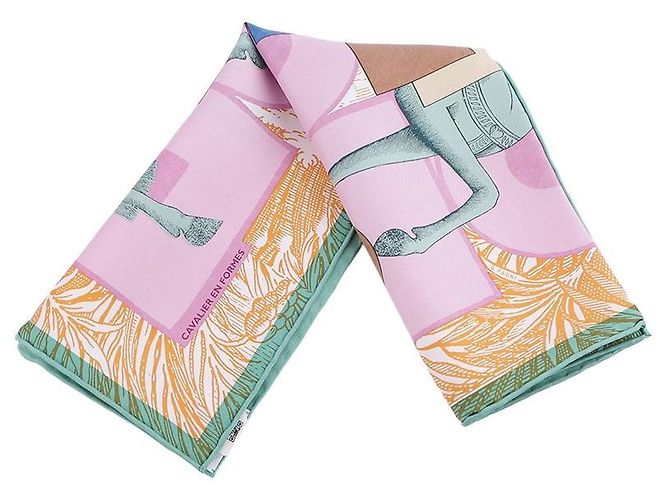 Hermès Cachecol Multicor - vista 8