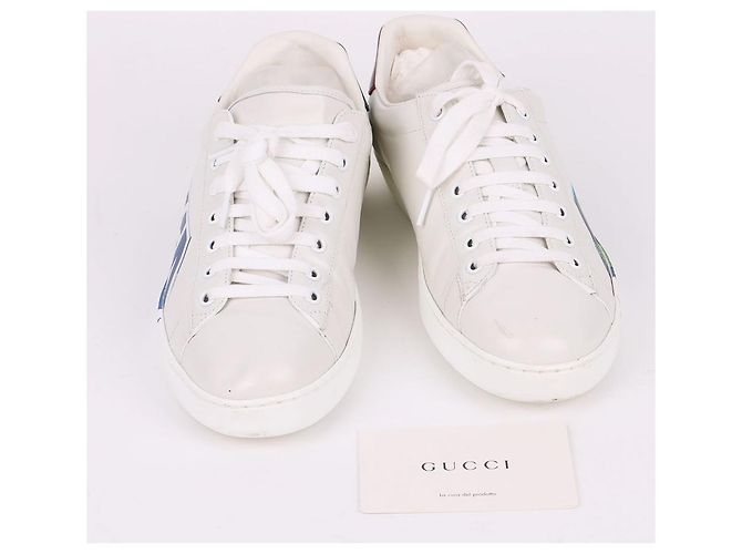 Gucci Sneakers da uomo con logo LOVED Bianco - vista 11