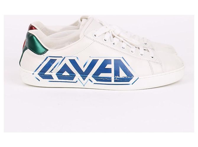 Gucci Sneakers da uomo con logo LOVED Bianco - vista 6