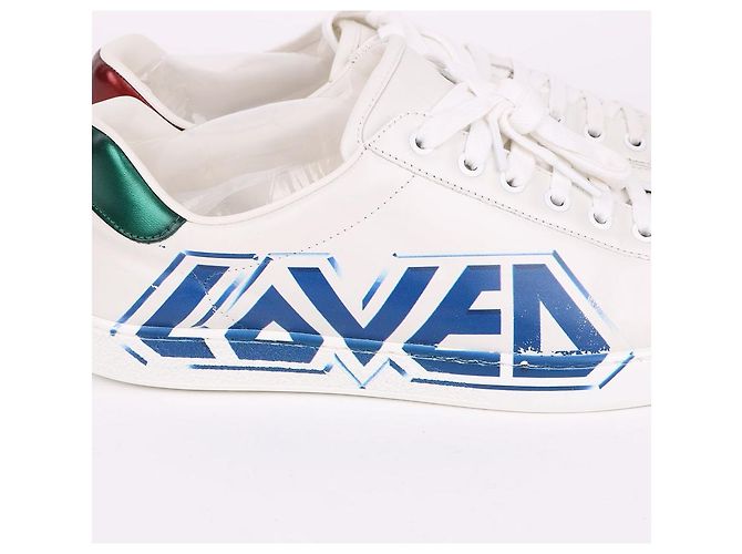 Gucci Sneakers da uomo con logo LOVED Bianco - vista 7
