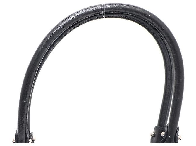 Salvatore Ferragamo Borsa a tracolla in vernice nera Gancini Nero - vista 12
