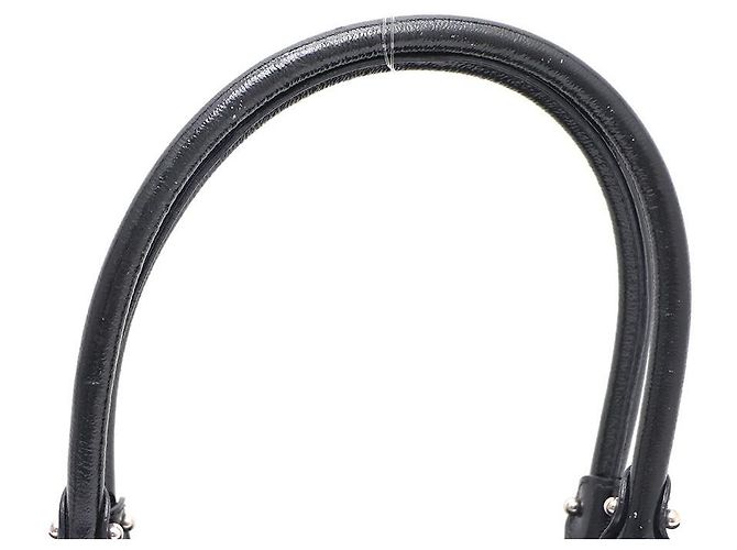 Salvatore Ferragamo Borsa a tracolla in vernice nera Gancini Nero - vista 4