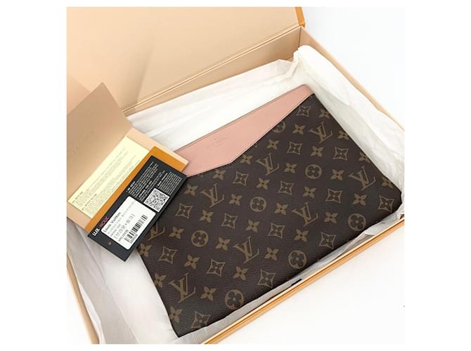Louis Vuitton Monogram Rose Daily Clutch Bag Schwarz - Ansicht 2