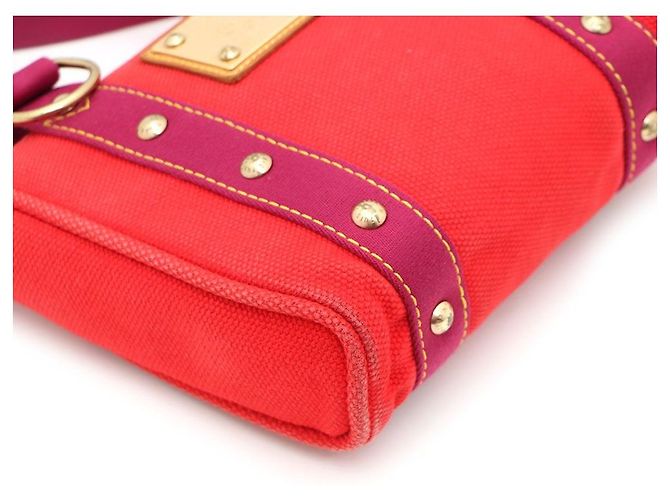 Louis Vuitton Antigua Cabas PM Tragetasche Rot - Ansicht 5