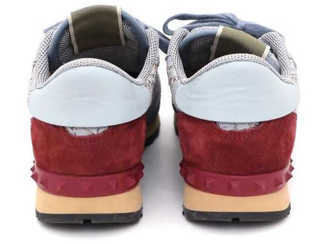Valentino Bestickte Sneaker Blau - Ansicht 4