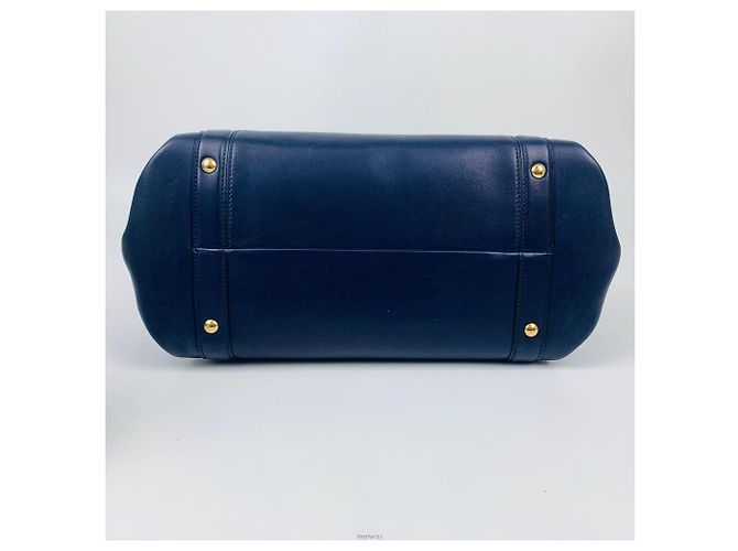 Salvatore Ferragamo Borsa Tote Ferragamo Sofia Medium Susanna Blu - vista 4