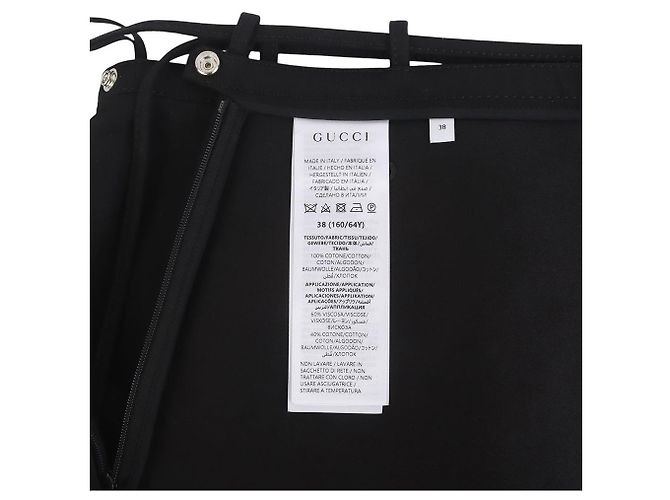 Gucci Minifalda de algodón gabardina Season Talla Negro - vista 7