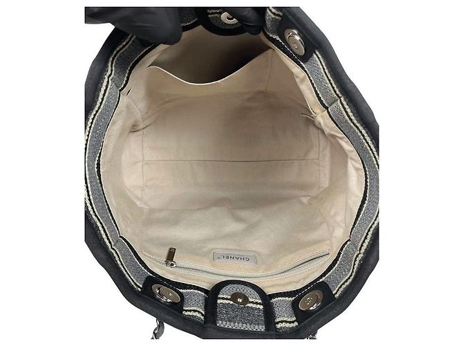 Chanel Deauville Tasche schwarz - Ansicht 10