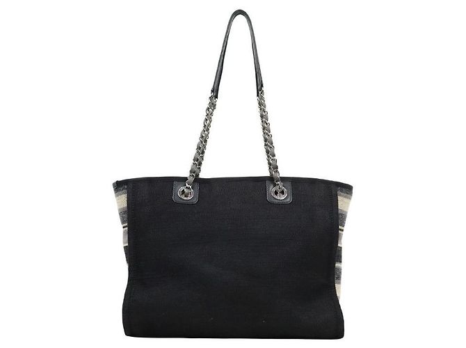 Chanel Deauville Tasche schwarz - Ansicht 3