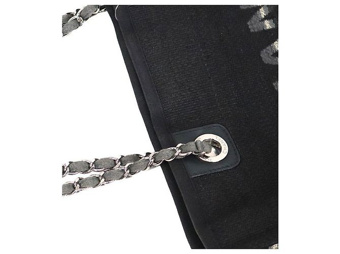 Chanel Deauville Tasche schwarz - Ansicht 8