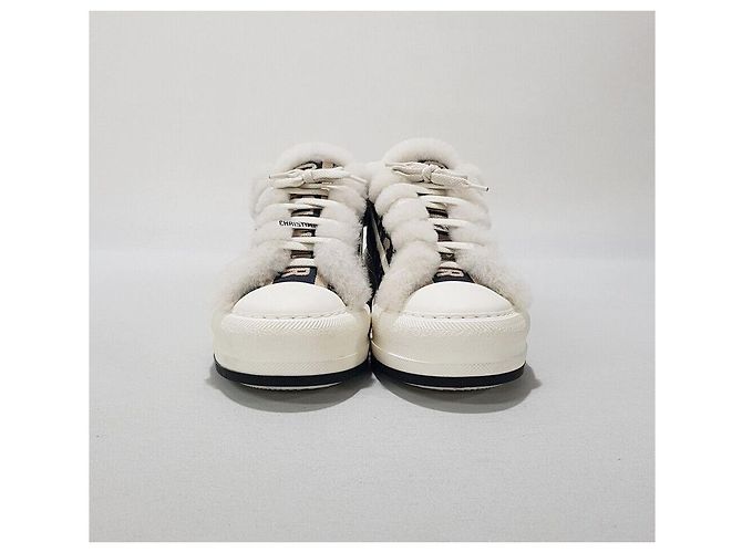 Dior Sneakers con platform e da lavoro Shearing Argento - vista 2