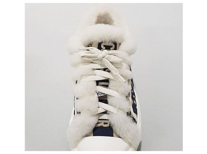 Dior Sneakers con platform e da lavoro Shearing Argento - vista 4