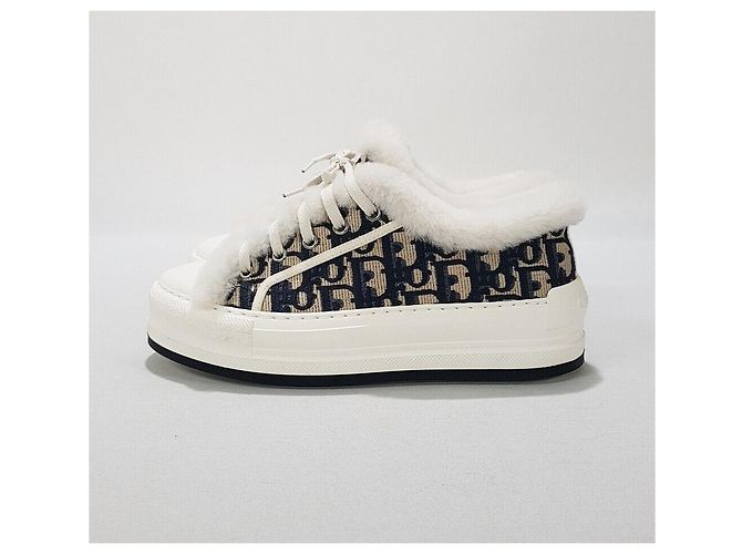Dior Sneakers con platform e da lavoro Shearing Argento - vista 5