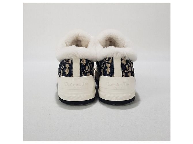 Dior Sneakers con platform e da lavoro Shearing Argento - vista 6