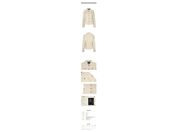 Moncler Hellbeige Grenoble Cordrulle-Daunenjacke Braun - Ansicht 2