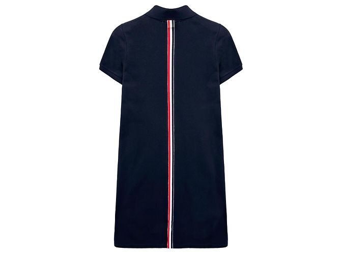 Thom Browne Vestido de cuello a rayas para mujer Azul - vista 3