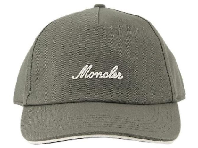 Moncler Cappellino da baseball in cotone - vista 3