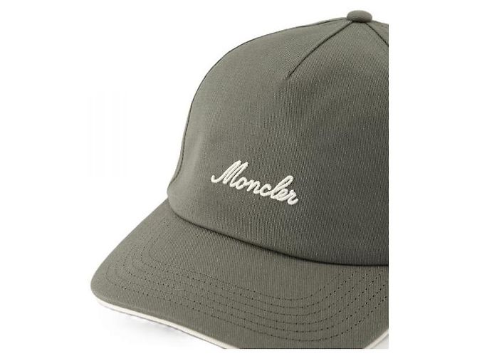 Moncler Cappellino da baseball in cotone - vista 6