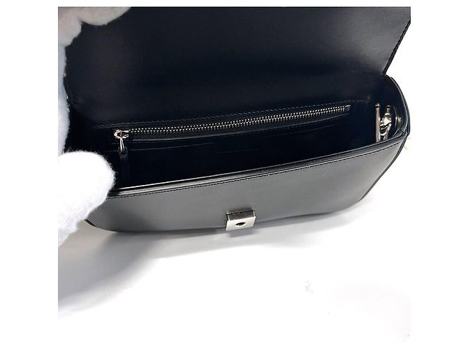 Gucci Mini Borsa a Spalla GG in Pelle Nera AABSG Multicolore - vista 13