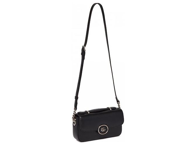 Gucci Mini Borsa a Spalla GG in Pelle Nera AABSG Multicolore - vista 2