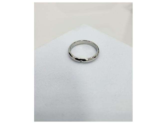 Cartier Platin-Ehering mit Diamant Größe Mehrfarben - Ansicht 4
