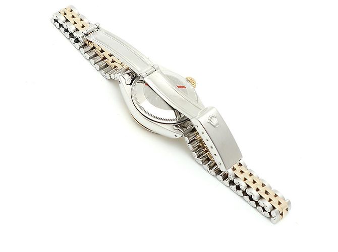 Rolex Orologio Vintage Datejust da Donna Combi Non Utilizzato Champagne Gold D'oro - vista 14