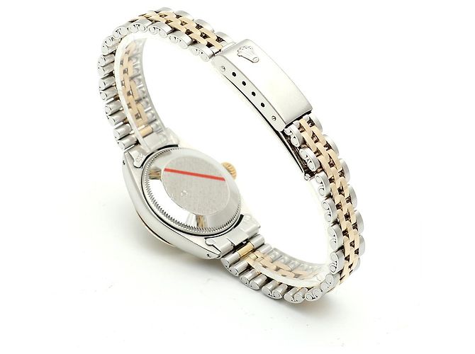 Rolex Orologio Vintage Datejust da Donna Combi Non Utilizzato Champagne Gold D'oro - vista 16