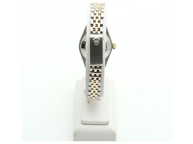 Rolex Orologio Vintage Datejust da Donna Combi Non Utilizzato Champagne Gold D'oro - vista 6
