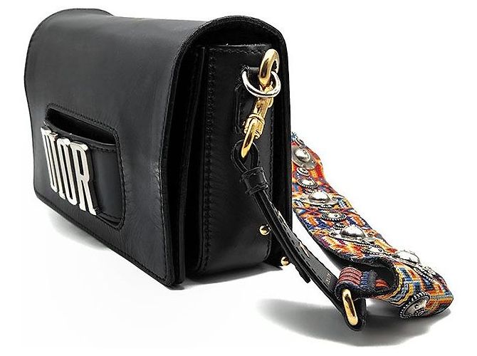Borsa con patta Christian Dior Revolution Nero - vista 2