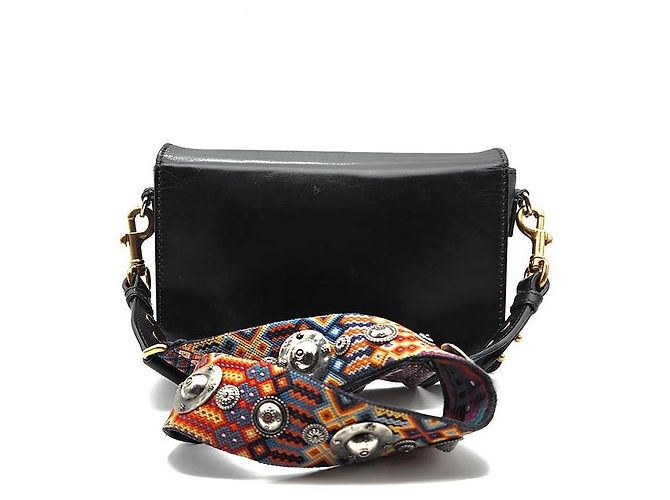 Borsa con patta Christian Dior Revolution Nero - vista 3