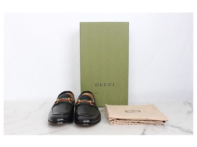 Gucci Mocassino in pelle Web Horsebit Multicolore - vista 2